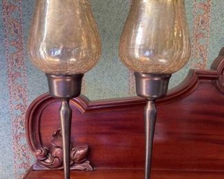 Glass & Metal Candle Holders