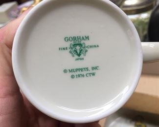 Vintage Sesame Street Children's China Set by Gorham