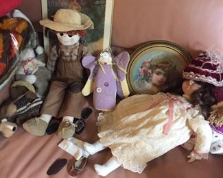 Vintage Holly Hobbie China Dolls by Gorham