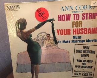 Vintage Erotica 1960s "How to Strip For Your Husband" Album