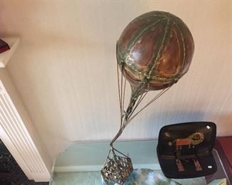 Hot Air Balloon Art Sculpture by Brian Bijan, Mixed Media
