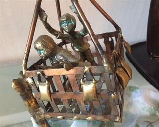 Hot Air Balloon Art Sculpture by Brian Bijan, Mixed Media