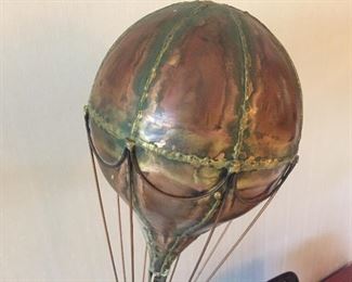 Hot Air Balloon Art Sculpture by Brian Bijan, Mixed Media