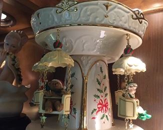 Centerpiece Carnival Swing Music Box by LENOX