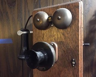 Antique Western Electric Wall Phone