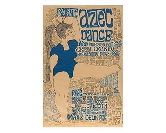 Aztec Dance Festival, Poster, 1963