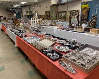 100’s of pieces of sterling silver over 25 lots.
