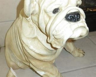 Large Bull Dog Sculpture 