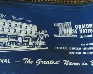 Vintage Ormond Beach First National Bank Bag