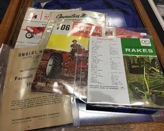 IH & John Deere tractor manuals.  