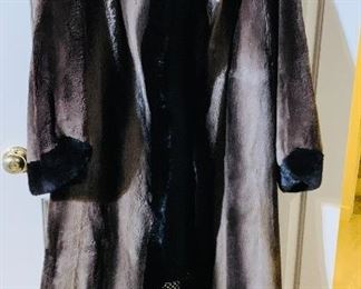 Fine quality Beaver full length coat by Natural Reserve.