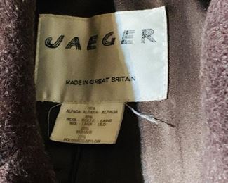 Jaeger Wool full length coat.