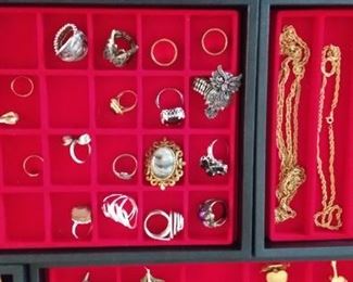 We have over 500 pieces of costume jewelry so please come take home a treasure