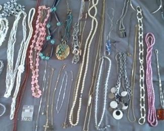 We have over 500 pieces of costume jewelry so please come take home a treasure