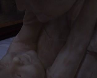 Alabaster Woman and Child bust