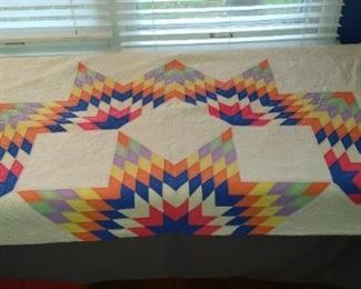 Hand made quilt with Provenance and appraisal letter