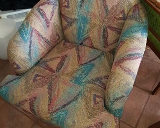 Colorful comfy chair