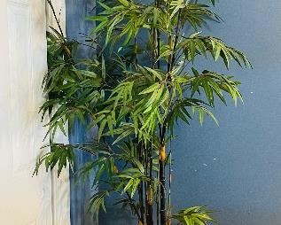 $50   #9 Faux plant in planter  • 73high