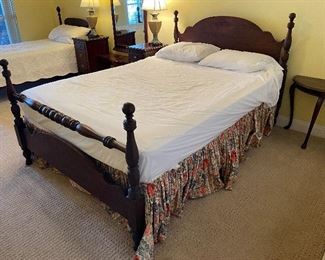 $295   #10 Full size country bed with mattress   • 48high 60wide 90deep