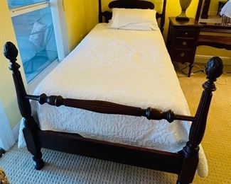 $245   #11 Twin arcorn bed with mattress  • 47high 44wide 84deep