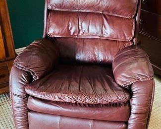  $140   #53 Manual burgundy recliner