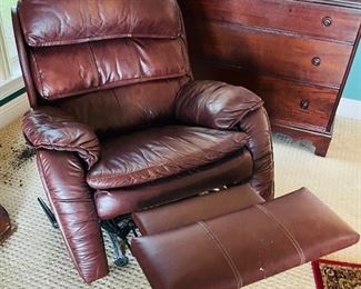  $140   #53 Manual burgundy recliner