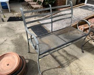 $110 Iron Bench to be refinished.