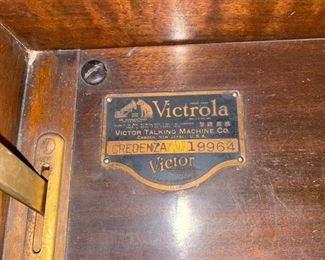 $450   #45 Victrola credenza 1940's • 44high 30wide 21deep 