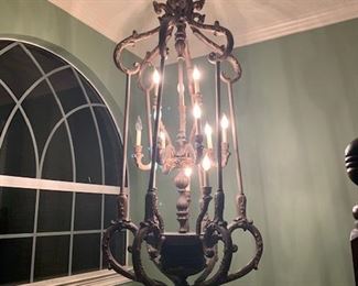$350 Large lantern foyer
