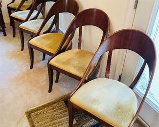 #9___$395
Thomasville set of 6 Gondola chairs • 34high 20wide 19deep