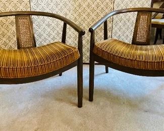 #11___$195
Pair of mid century modern chairs with 2 side table
chairs • 25high 24wide 24deep
tables  • 20high 19wide 28deep