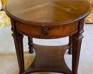 #12___$68
Oval side table • 24 high 22wide 27deep