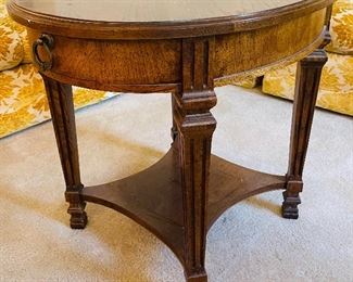 #12___$68
Oval side table • 24 high 22wide 27deep