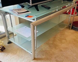 #21___$110
TV glass console • 23high 47wide 24deep
