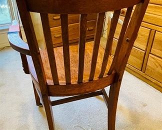 #28___$$100
Oak armchair • 36high 24wide 24deep