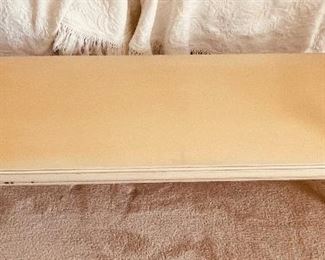 #43___$90
Cream wood bench • 19 hi 50 wide 15deep