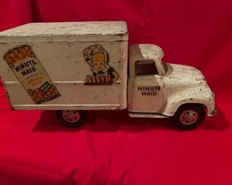 Tonka Minute Maid Metal Delivery Truck