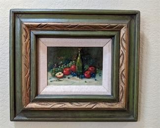 Framed Painting by J. Schiller