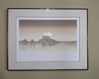 Framed Drawing, numbered and signed