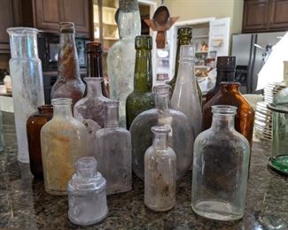 Antique Glass Bottles