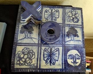 Ceramic Tic Tac Toe Board