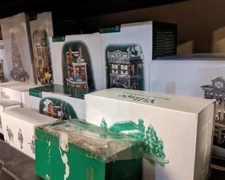 The Village Christmas Set