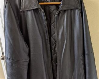 Bill Blass Leather Jacket, L