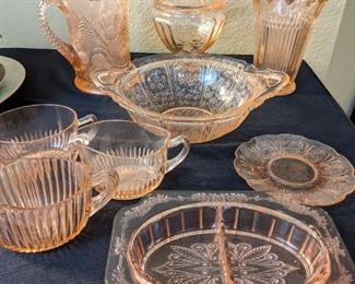 Pink Depression Glass