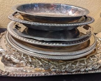 Silver Plate Serving Dishes