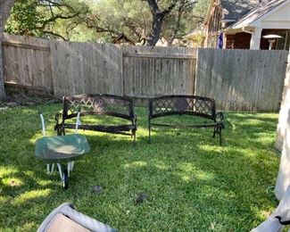benches (need repair or just for decoration)