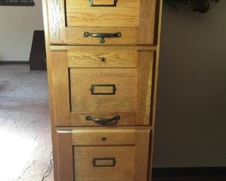 Weis Wooden Filing Cabinet
