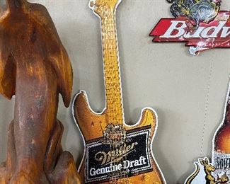 Tin Miller Genuine Draft Beer Sign