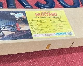 Midwest Mustang Wooden Plane in Box