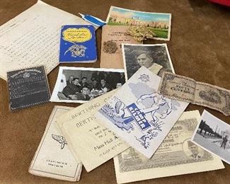Assorted WW2 Paper Ephemera